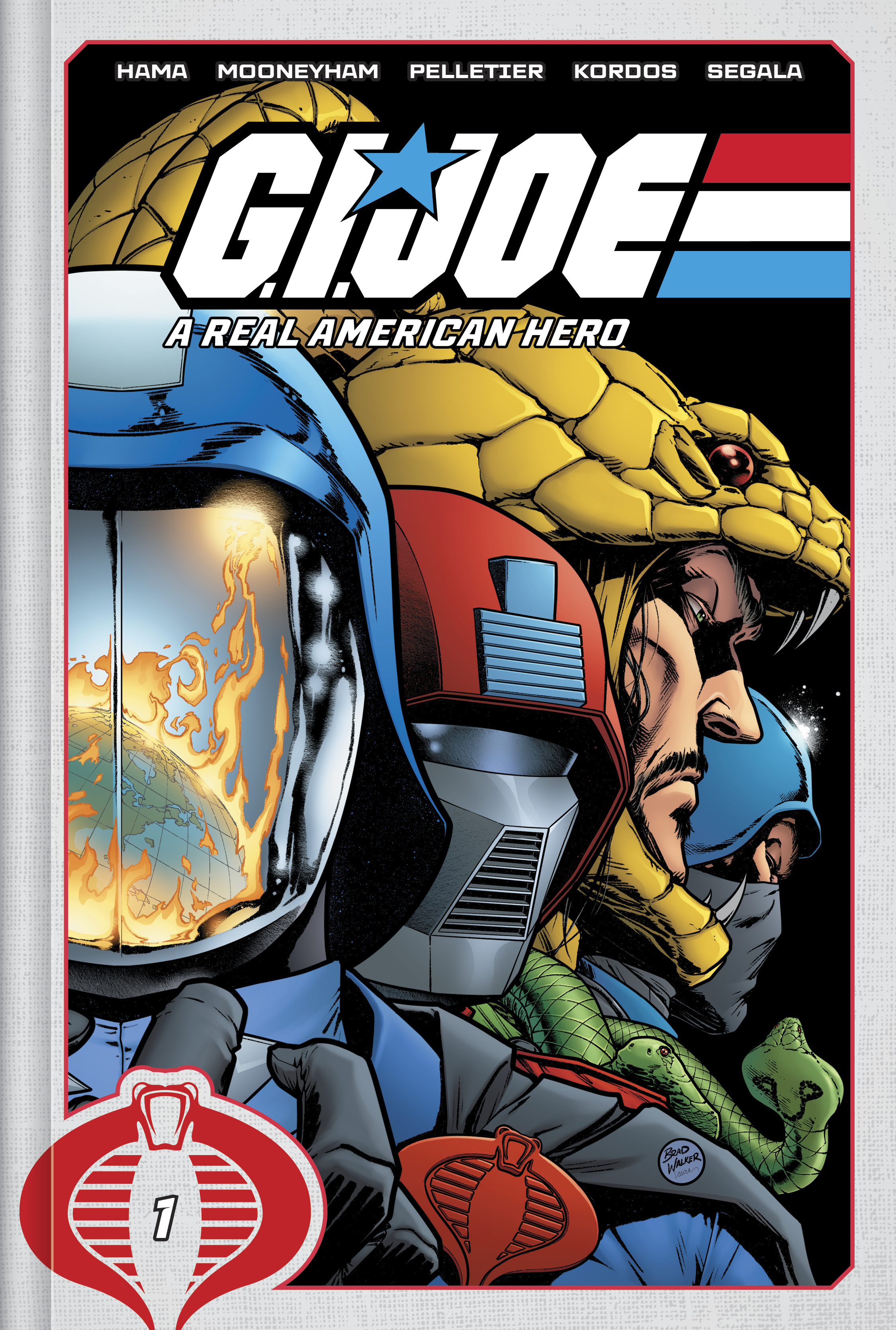 GI Joe A Real American Hero Deluxe Hardcover Cover B